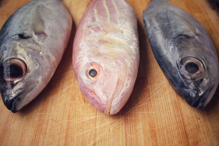 Fresh raw fishの写真素材