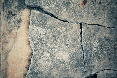 Cracks on the road