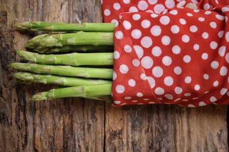 Bunch of asparagusの写真素材