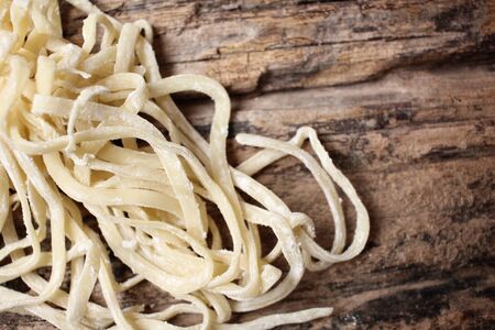Egg noodlesの写真素材