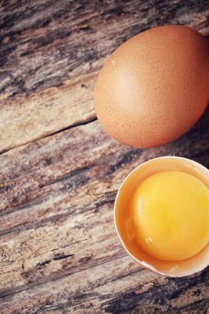 Raw eggsの写真素材