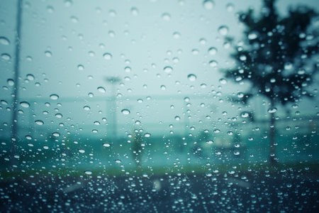 Water drop with road