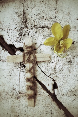 Vintage crossの写真素材