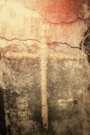 Vintage crossの写真素材