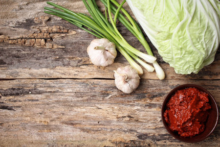 Kimchi korean foodの写真素材