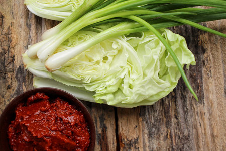 Kimchi korean foodの写真素材