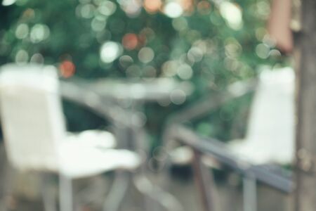 Blurred of restaurantの写真素材