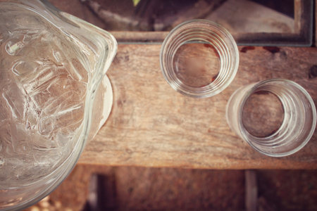 Drink waterの写真素材