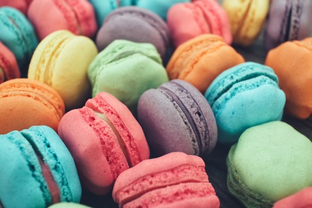French macaroons.の写真素材