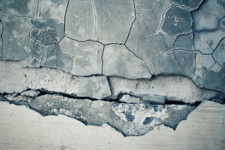 Cracks on the road