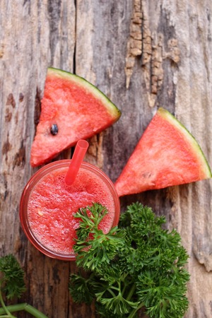 Watermelon smoothiesの写真素材