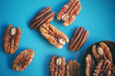 Pecan nutsの写真素材