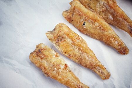 Fried fishの写真素材