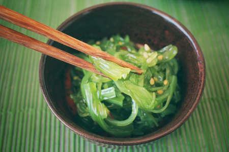 Seaweed saladの写真素材