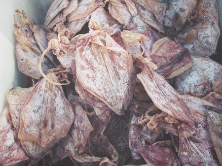 Dry squidの写真素材