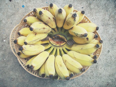 Bunch of bananasの写真素材