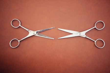 Hair cutting shearsの写真素材