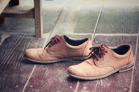 Leather shoesの写真素材