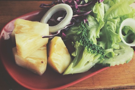 Fresh saladの写真素材