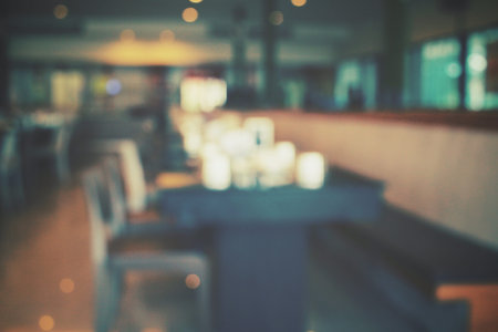 Blurred of restaurant