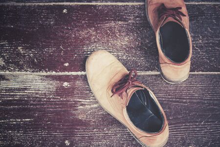 Leather shoesの写真素材