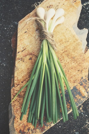 Green onionの写真素材