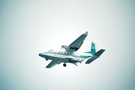 Aircraft in the skyの写真素材