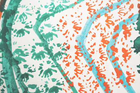 Colorful painted background