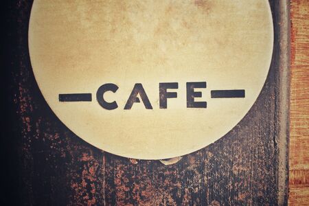 Coffee signboardの写真素材