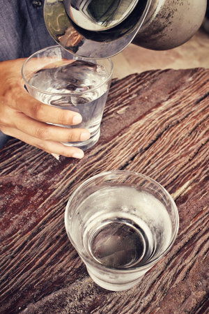 Drink waterの写真素材