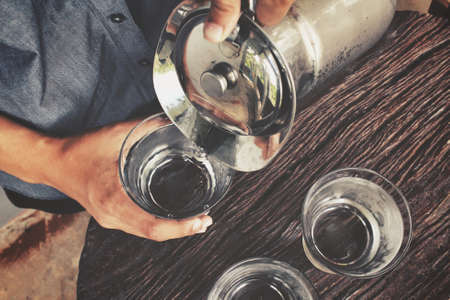 Drink waterの写真素材