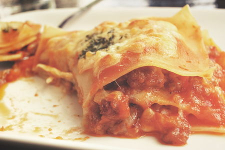 Italian lasagnaの写真素材