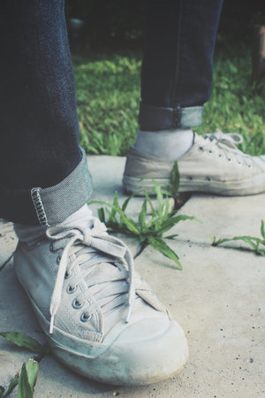 Sneakers with jeans