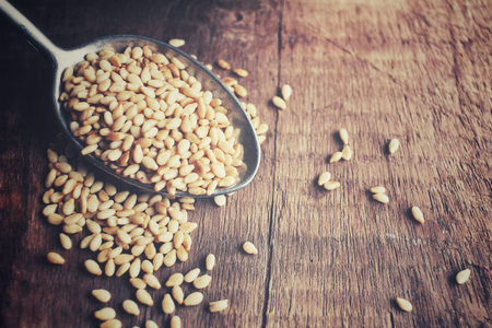 Sesame seedsの写真素材