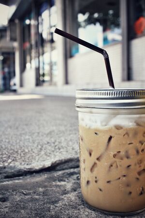 Iced coffeeの写真素材