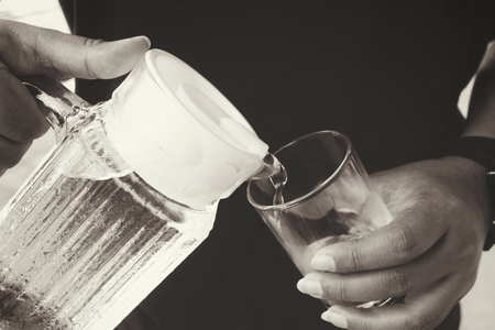 Drink waterの写真素材