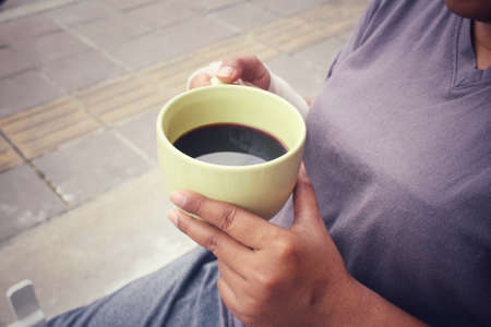 Hot coffeeの写真素材