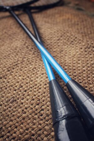 Badminton racketの写真素材