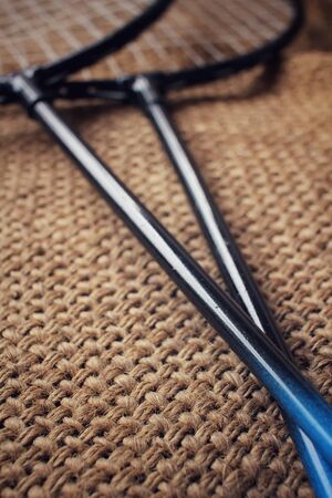 Badminton racketの写真素材