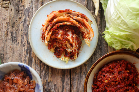 Kimchi korean foodの写真素材