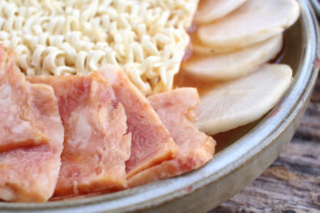 Noodle korean foodの写真素材