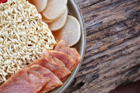 Noodle korean food