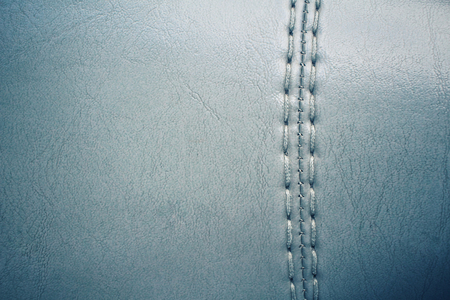 Vintage gray leather sofaの写真素材