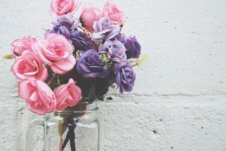 Vintage rosesの写真素材