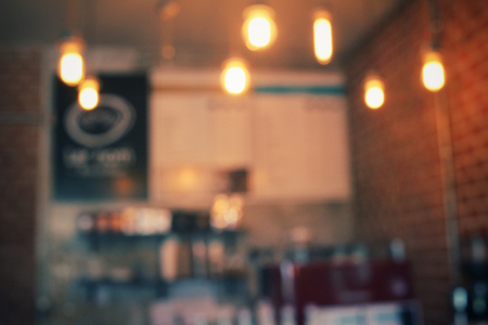 Blurred of cafeの写真素材