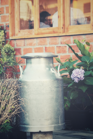 Milk bucketの写真素材