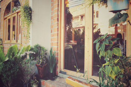 Wood door