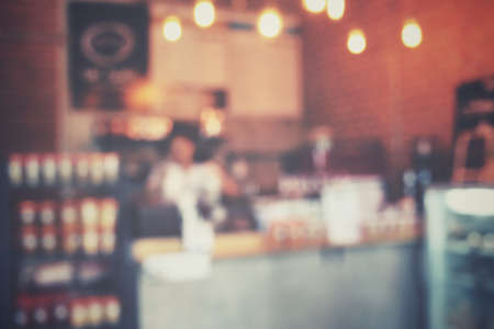 Blurred of cafeの写真素材