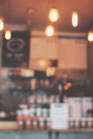 Blurred of cafeの写真素材