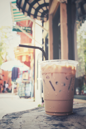 Iced coffeeの写真素材